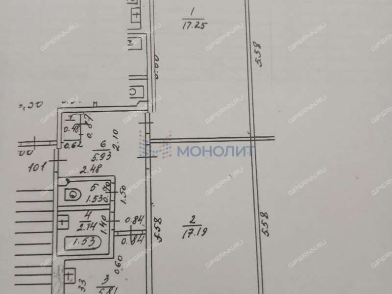 двухкомнатная квартира на Лубянской улице дом 2