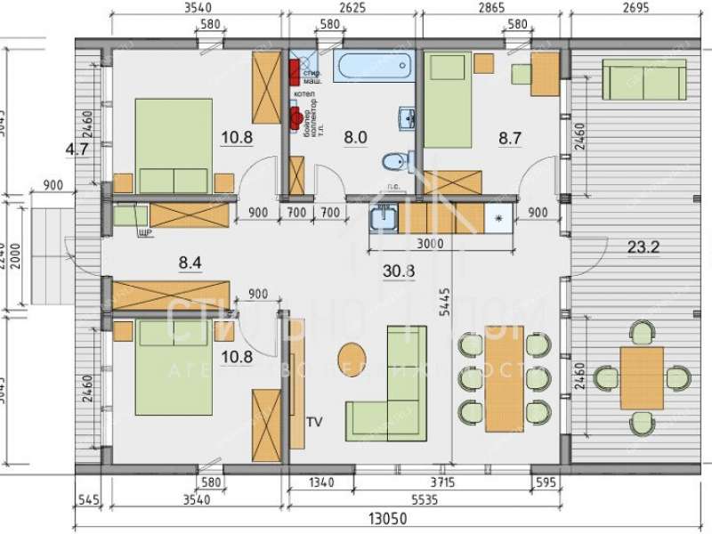 дом на  рабочий посёлок Большое Козино