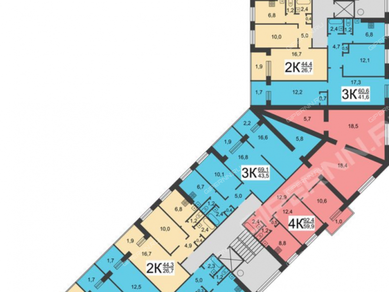 четырёхкомнатная квартира на Народной улице дом 38