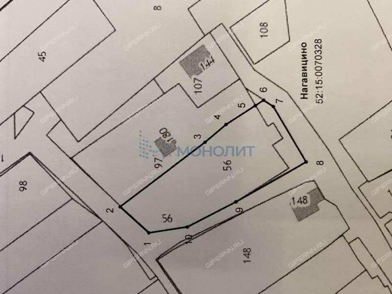 земельный участок 11 соток деревня Нагавицино