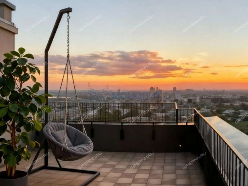 однокомнатная квартира на улице Владимира Высоцкого