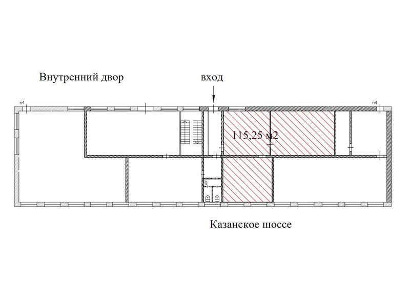 помещение под офис на Казанском шоссе