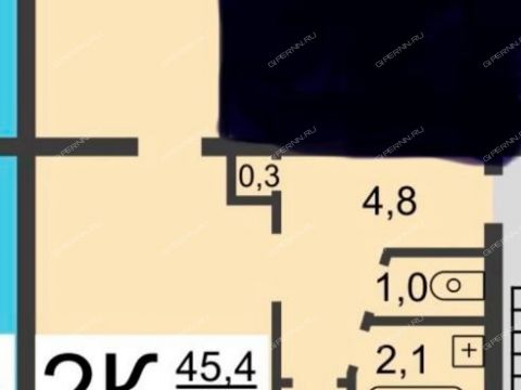 2-komnatnaya-mkr-shherbinki-1-y-d-10b фото