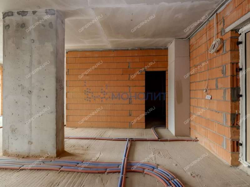 однокомнатная квартира в новостройке на Октябрьской улице дом 21