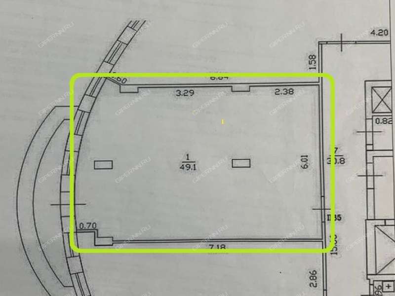 помещение под помещение свободного назначения, офис на Советской улице