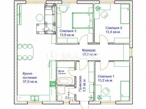 dom-derevnya-karabatovo-kstovskiy-rayon фото