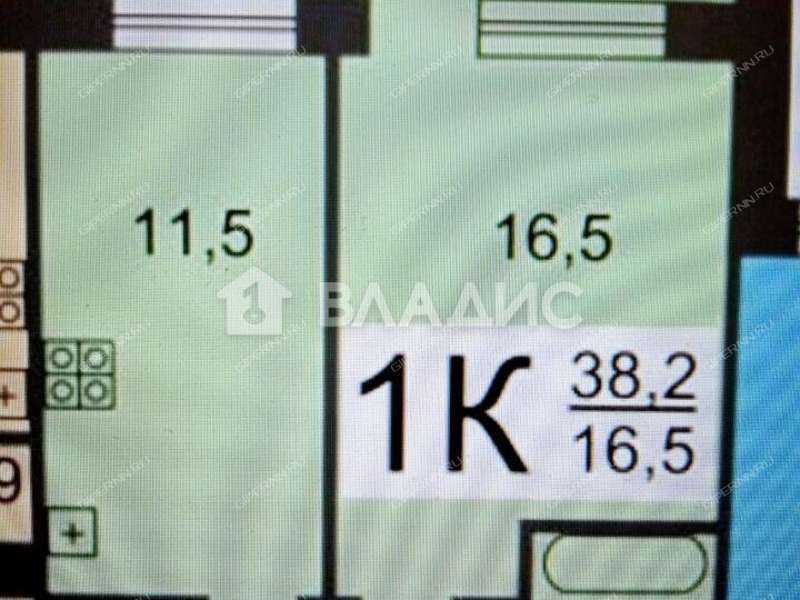 однокомнатная квартира на Красносельской улице дом 2