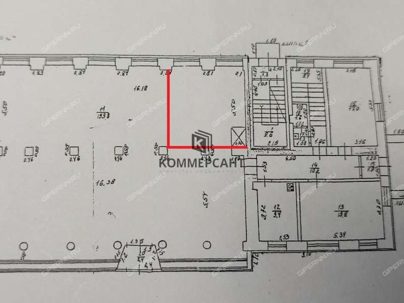 помещение под торговую площадь на Юбилейном бульваре