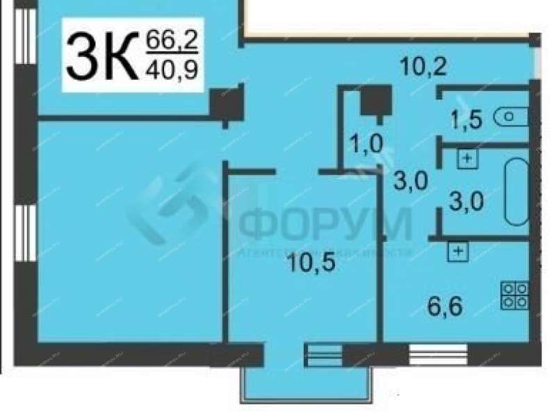 комната в доме 213 на Московском шоссе