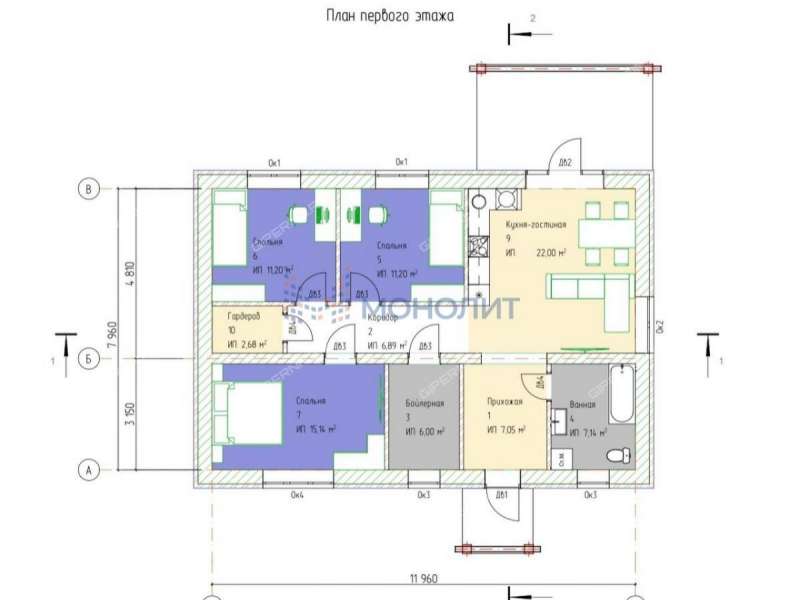 дом на улице Вячеслава Борисова село Безводное