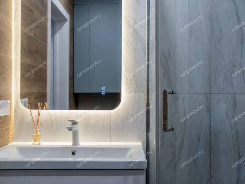 двухкомнатная квартира на улице Александра Хохлова дом 7