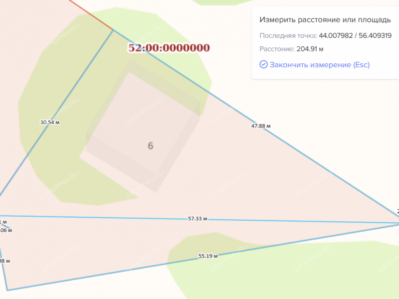 земельный участок 10 соток д 6 город Бор