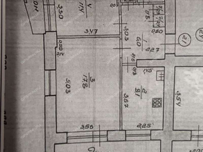 двухкомнатная квартира на улице Ларина дом 5