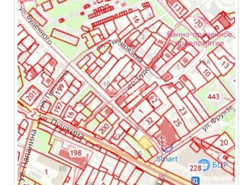 земельный участок 4,6 сотки улица Будённого город Бор