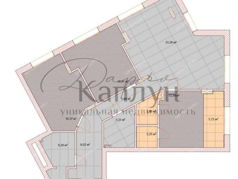 четырёхкомнатная квартира на улице Владимира Высоцкого дом 1