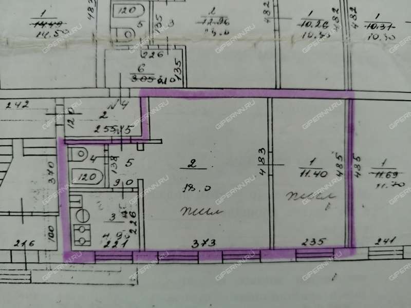 двухкомнатная квартира на улице Академика Павлова дом 9