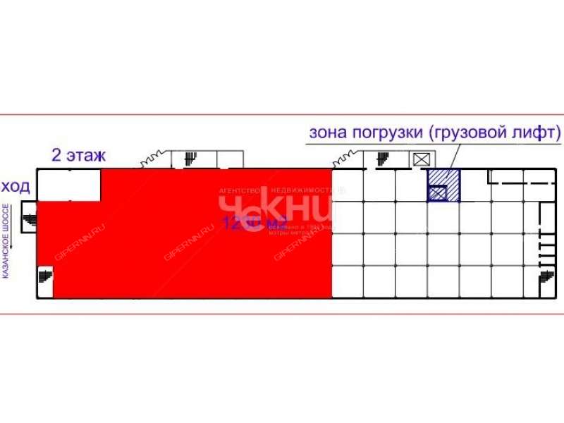 помещение под помещение свободного назначения на Казанском шоссе
