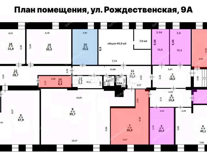 помещение под офис на Нижне-Волжской набережной